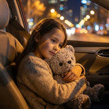 Adorable Grey Plush Bear