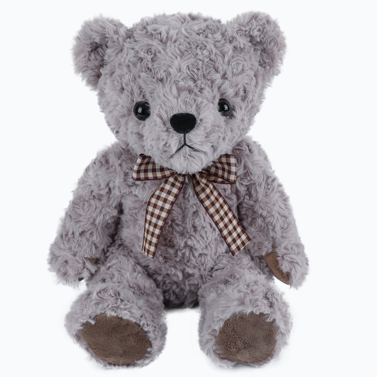 Adorable Grey Plush Bear
