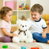 Adorable White Plush Bear
