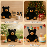 Big Black Bear Cozzy And Warm